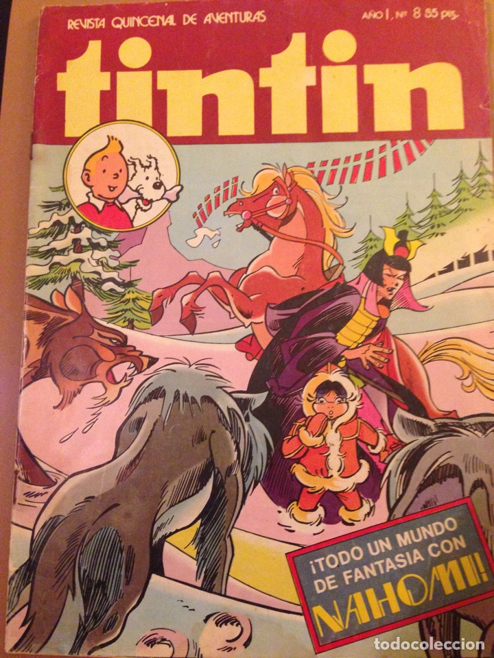Coleccionismo de Revistas y Peri&oacute;dicos: Revista Quincenal de Aventuras &rdquo; TINTIN &rdquo; a&ntilde;o 1, n*: 8