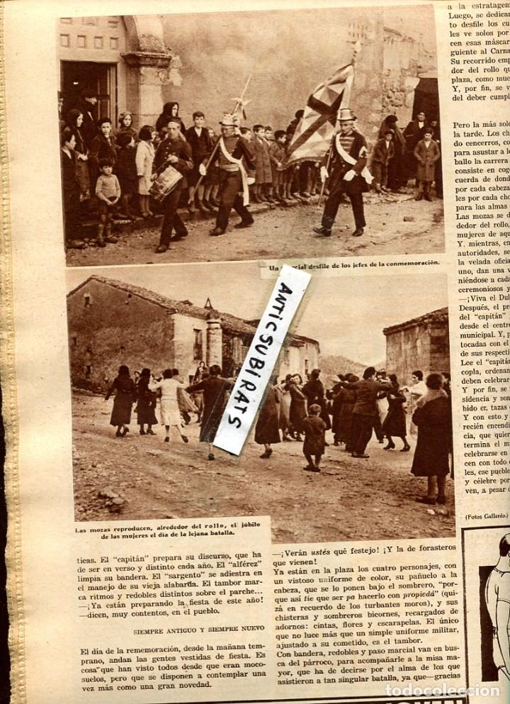 Coleccionismo de Revistas y Peri&oacute;dicos: REVISTA 1936 VELO CLUB PORTILLO FIESTA DE LA BATALLA EN SANTO DOMINGO DE SILOS BAILES CENCERROS