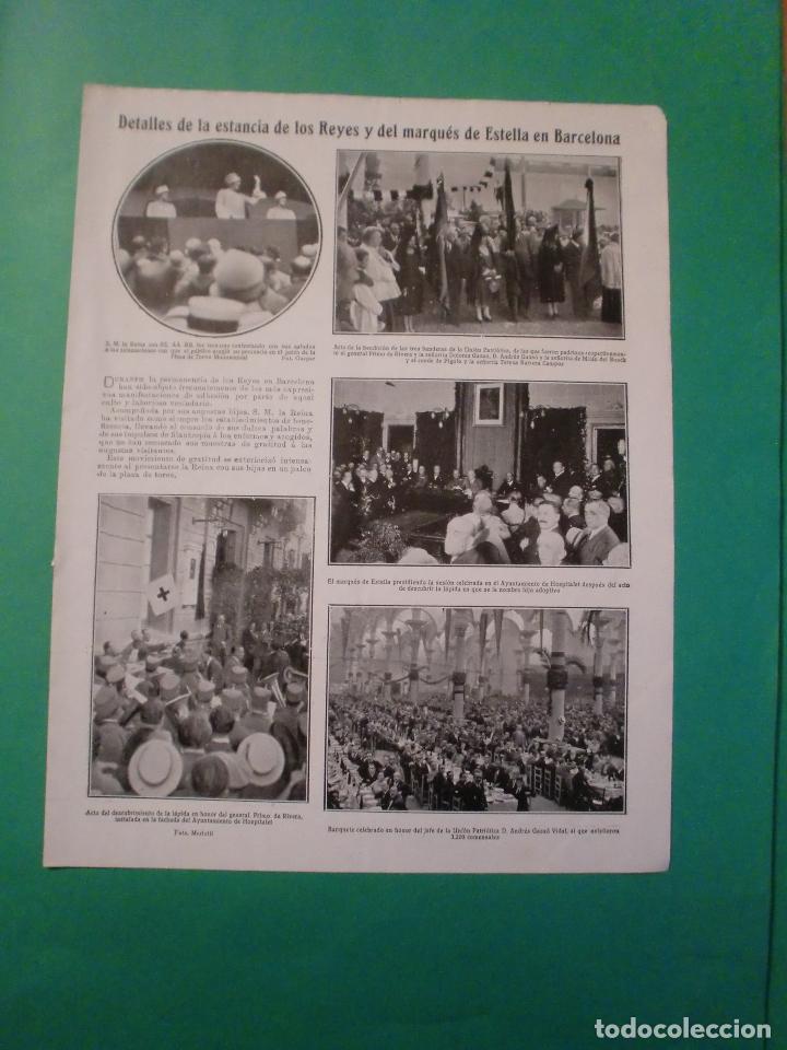 Collectionnisme de Revues et Journaux: LOS REYES Y EL MARQUES DE ESTELLA EN BARCELONA Y HOSPITALET DE LLOBREGAT - MUSSOLINI - 20/10/1926