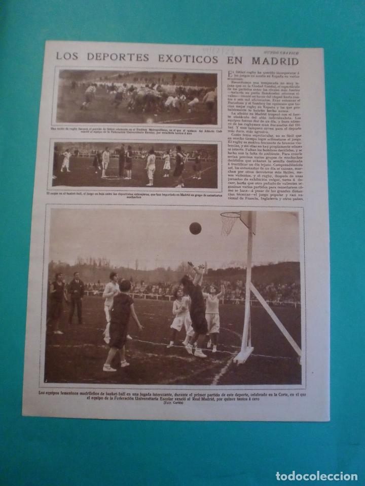 Sammeln von Zeitschriften und Zeitungen: LOS DEPORTES EXOTICOS EN MADRID - LA SE&Ntilde;ORITA DE 1928 POR AGLAE - 19/12/1928