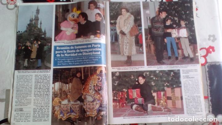 Coleccionismo de Revistas y Peri&oacute;dicos: RECORTE MISS ESPA&Ntilde;A MARIA JOSE SUAREZ RAFI CAMINO JOSELITO EN DISNEYLAND PARIS DISNEY