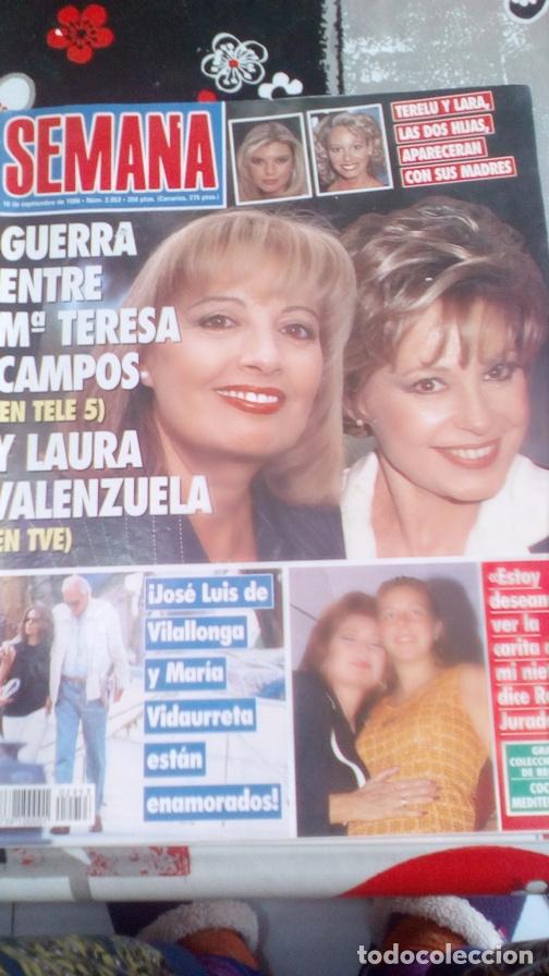 Coleccionismo de Revistas y Peri&oacute;dicos: RECORTE PORTADA MARIA TERESA CAMPOS LAURA VALENZUELA TERELU LARA DIBILDOS ROCIO JURADO