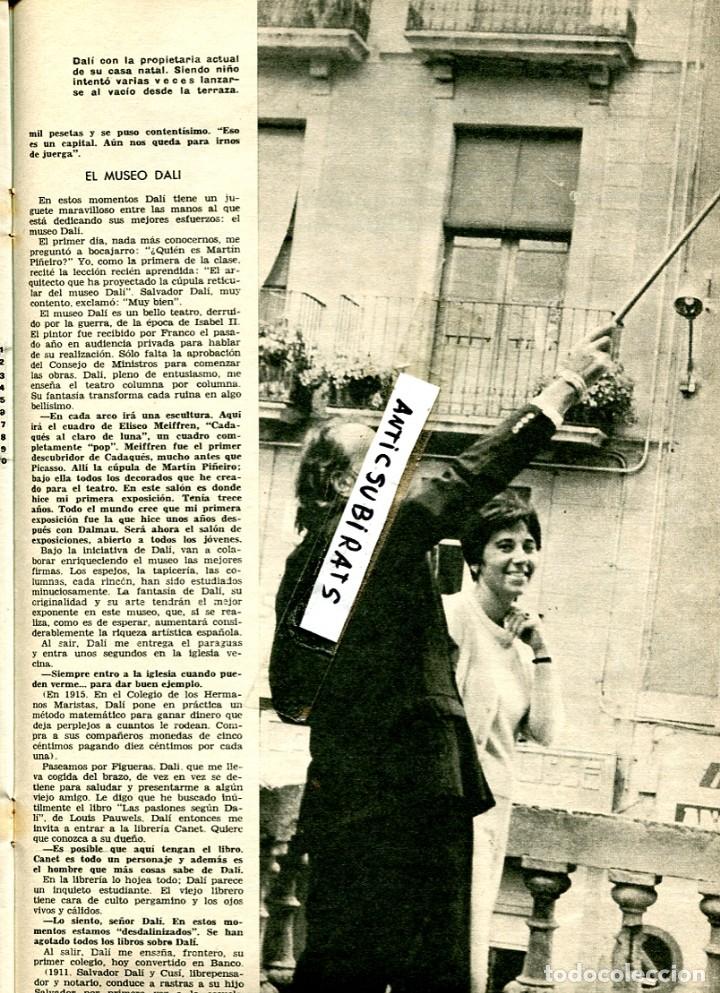 Coleccionismo de Revistas y Periódicos: REVISTA 1970 ENTREVISTA A SALVADOR DALI EN FIGUERES CON EL ALCALDE ELVIRA DAUDET - Foto 2 - 69945709