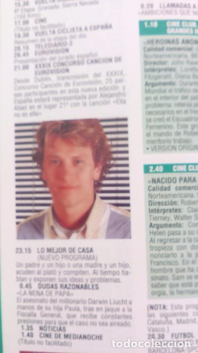Coleccionismo de Revistas y Peri&oacute;dicos: RECORTE alejandro abad ella no es ella eurovision
