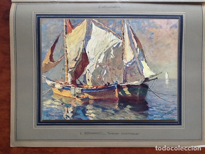 Coleccionismo de Revistas y Peri&oacute;dicos: L.BONAMICI TARTANES TOULONNAISES.REVISTA L'ILUSTRATION A&Ntilde;O 1928.LAMINA