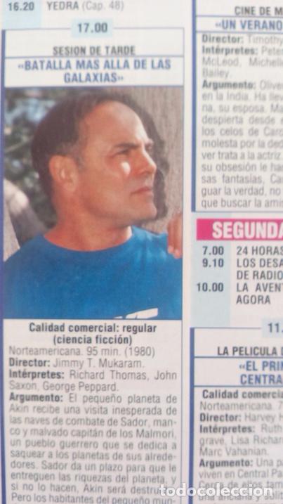 Coleccionismo de Revistas y Peri&oacute;dicos: RECORTE richard thomas batalla mas alla de las galaxias