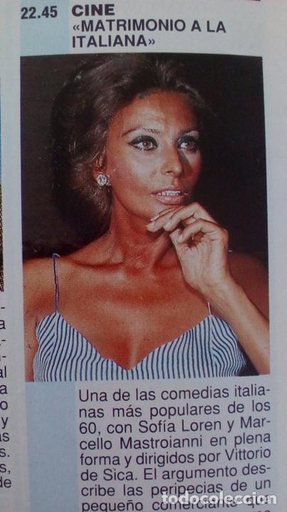 Coleccionismo de Revistas y Peri&oacute;dicos: RECORTE sofia sophia loren
