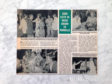 Coleccionismo de Revistas y Peri&oacute;dicos: RECORTE - ROC&Iacute;O JURADO - 1984