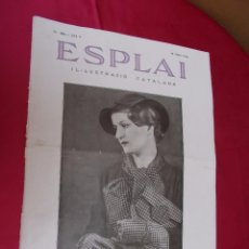 Coleccionismo de Revistas y Periódicos: ESPLAI. Nº 180. 12 MAIG 1935. BARCELONA. L'ARTIFEX CATALÀ DE L'ARGILA JOSEP GUARDIOLA. LEER INTERIOR