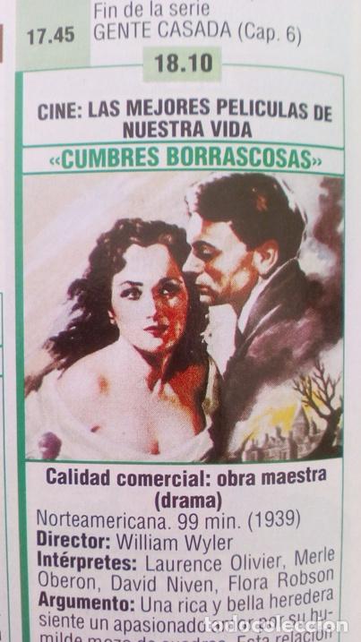 Coleccionismo de revistas y peri&oacute;dicos: RECORTE laurence olivier merle oberon cumbres borrascosas