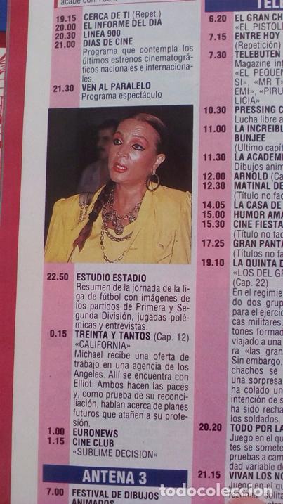 Coleccionismo de revistas y peri&oacute;dicos: RECORTE sara montiel ven al paralelo