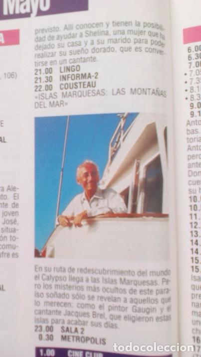 Coleccionismo de Revistas y Peri&oacute;dicos: RECORTE cousteau