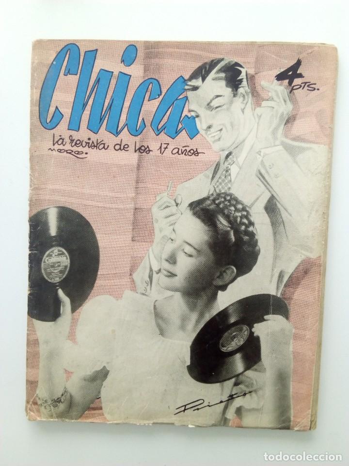 Coleccionismo de Revistas y Peri&oacute;dicos: Chicas. La revista de los 17 a&ntilde;os. 2&ordf; &eacute;poca. N&deg; 68. 14-X-1951.