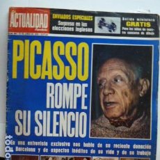 Coleccionismo de Revistas y Periódicos: PICASSO -PORTADA DE ACTUALIDAD ESPAÑOLA-. Lote 71045917