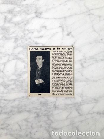 Coleccionismo de Revistas y Peri&oacute;dicos: RECORTE - PERET - 1980