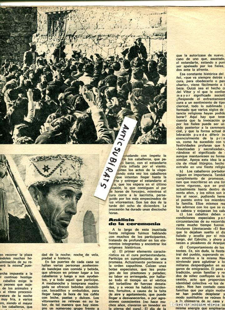 Coleccionismo de Revistas y Peri&oacute;dicos: REVISTA 1973 PROCESION EL VITOR DE HORCAJO CUENCA CORPUS BARGA JOSE MENESE ENRIQUE MORENTE