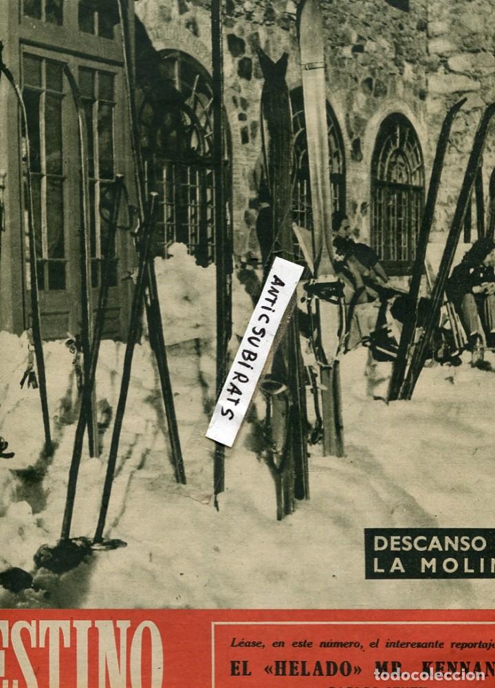 Coleccionismo de revistas y peri&oacute;dicos: REVISTA 1948 ESQUI EN LA MOLINA MONTBLANCH TODO GARCIA ENRIQUE DE ROSAS SERGIO TOFANO