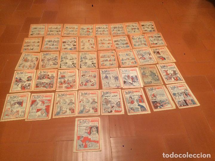 Coleccionismo de revistas y peri&oacute;dicos: Antigua 41 hoja / hojas de la revista El Angel  publicaciones semanales a&ntilde;o 1959