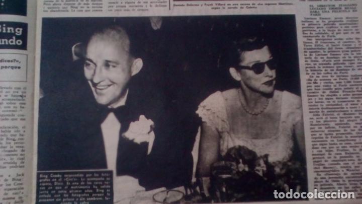 Colecionismo de Revistas e Jornais: RECORTE BING CROSBY 1950