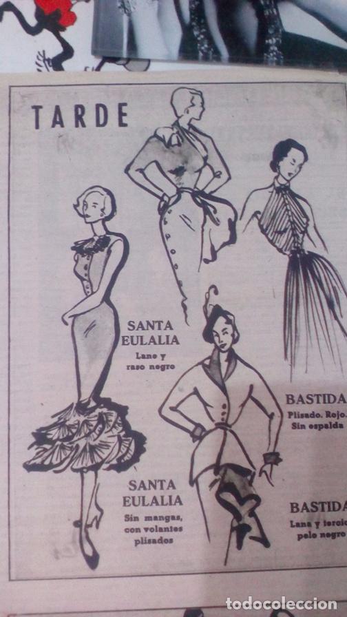 Colecionismo de Revistas e Jornais: RECORTE MODA 1950 SANTA EULALIA BASTIDA