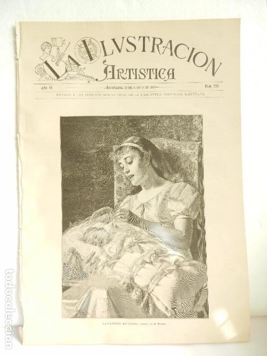 Collection Magazines and Newspapers: REVISTA LA ILUSTRACI&Oacute;N ART&Iacute;STICA A&Ntilde;O VI N&Uacute;M. 295 BARCELONA 22 DE AGOSTO DE 1887.