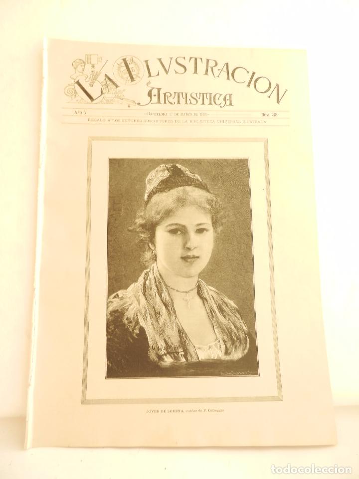 Collection Magazines and Newspapers: REVISTA LA ILUSTRACI&Oacute;N ART&Iacute;STICA A&Ntilde;O V N&Uacute;M. 218 BARCELONA 1 DE MARZO DE 1886.