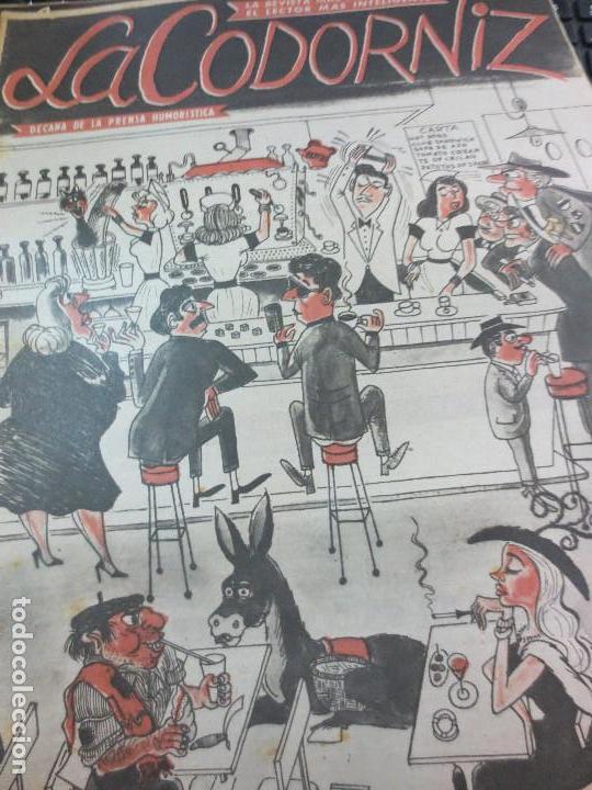 Coleccionismo de Revistas y Peri&oacute;dicos: REVISTA LA CODORNIZ N&ordm; 856 13 DE ABRIL  DE 1958 A&Ntilde;O XVIII