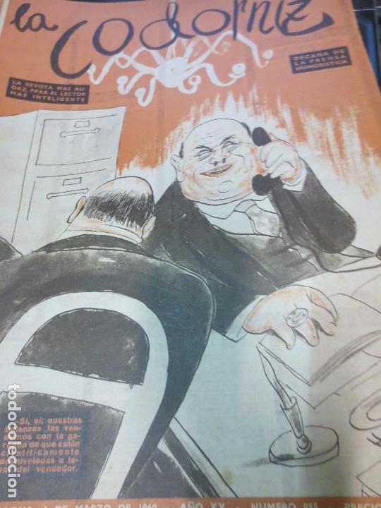 Coleccionismo de Revistas y Peri&oacute;dicos: REVISTA LA CODORNIZ N&ordm; 955 A&Ntilde;O XX 6 DE MARZO DE 1960