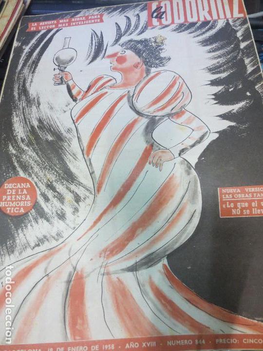 Coleccionismo de Revistas y Peri&oacute;dicos: REVISTA LA CODORNIZ N&ordm; 844  A&Ntilde;O XVIII 19 DE ENERO 1958