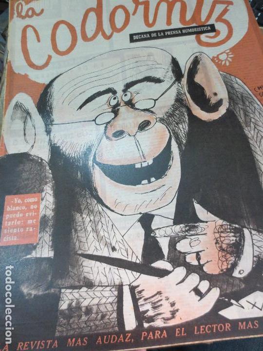 Coleccionismo de Revistas y Peri&oacute;dicos: REVISTA LA CODORNIZ N&ordm; 989 30 DE OCTUBRE  DE 1960 A&Ntilde;O XX