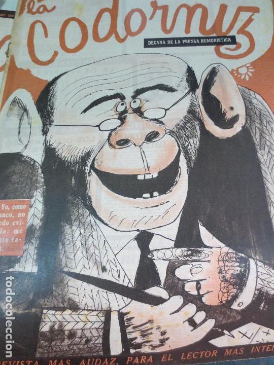 Coleccionismo de Revistas y Peri&oacute;dicos: REVISTA LA CODORNIZ N&ordm; 989 30 DE OCTUBRE  DE 1959 A&Ntilde;O XX