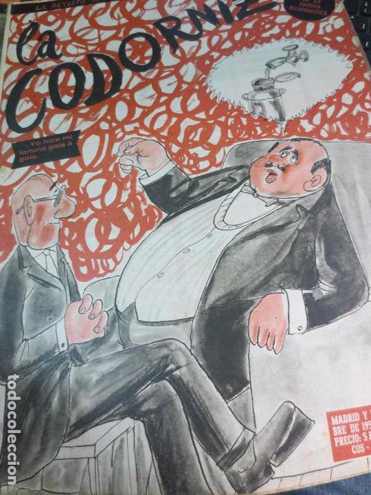 Coleccionismo de Revistas y Peri&oacute;dicos: REVISTA LA CODORNIZ N&ordm; 937 1 NOVIEMBRE DE 1959 A&Ntilde;O XIX