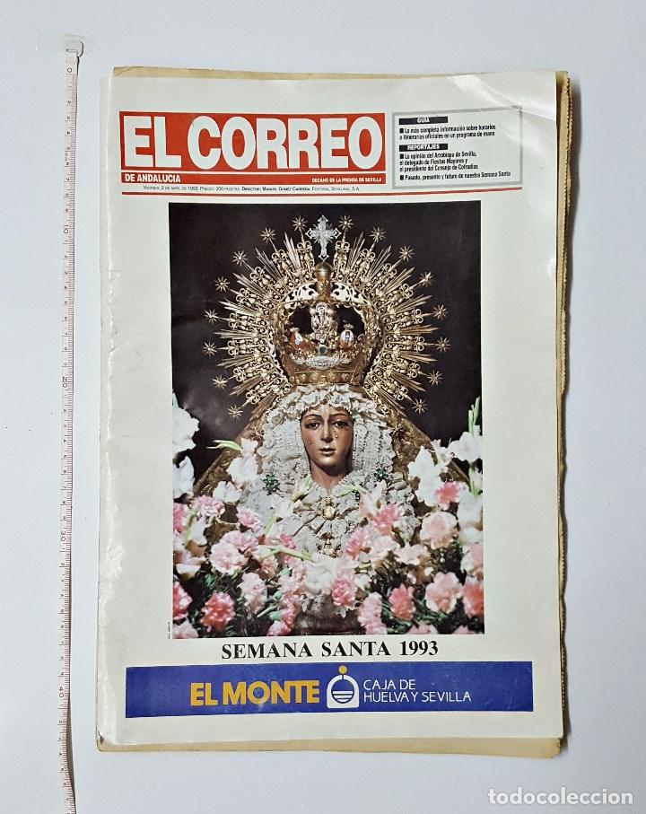 Coleccionismo de revistas y peri&oacute;dicos: Periodico y suplemento de EL Correo de Andalucia 2 Abril 1993