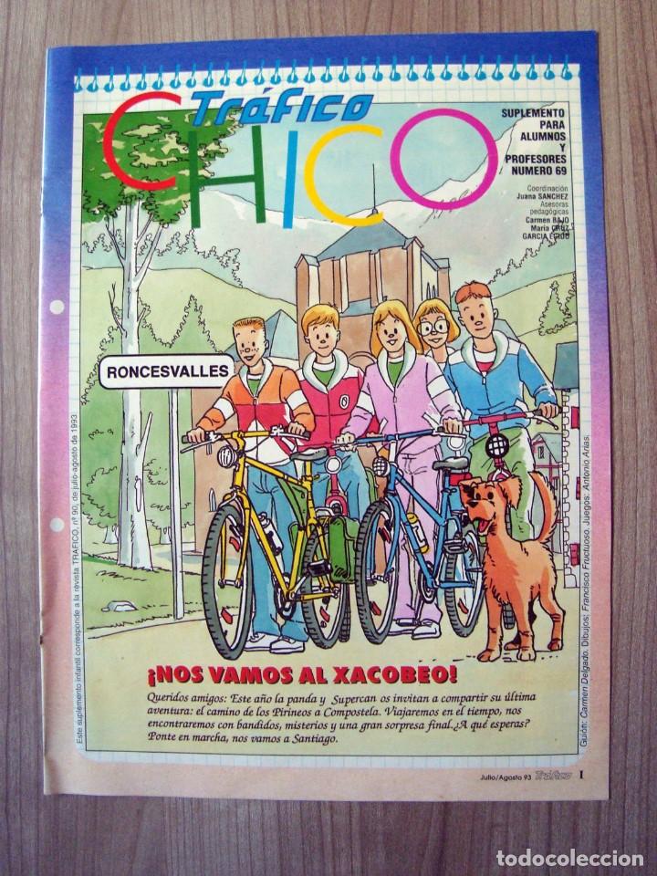 Coleccionismo de Revistas y Peri&oacute;dicos: suplemento revista trafico, chico 90 de 1993 - nos vamos al xacobeo - para alumnos y profesores - 69