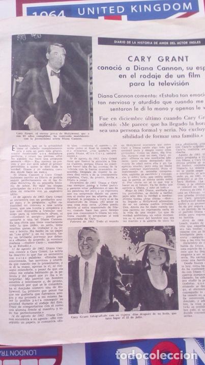 Coleccionismo de revistas y peri&oacute;dicos: RECORTE CARY GRANT SIANA CANNON