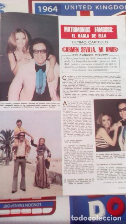 Coleccionismo de Revistas y Peri&oacute;dicos: RECORTE carmen sevilla augusto alguero