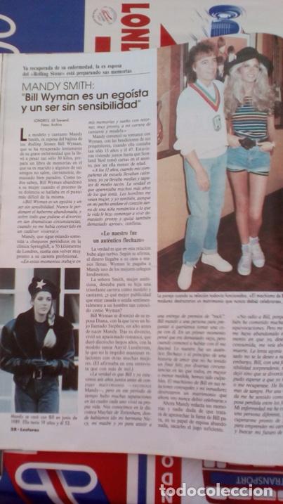 Coleccionismo de Revistas y Peri&oacute;dicos: RECORTE mandy smith rolling stones bill wyman