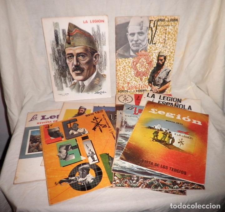 Coleccionismo de revistas y peri&oacute;dicos: LA LEGION&middot;REVISTA DE LOS TERCIOS - LOTE A&Ntilde;OS 1970.