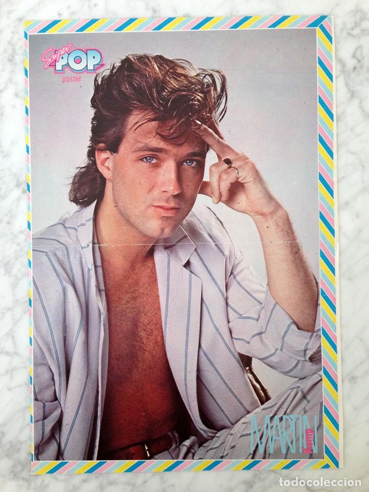 Coleccionismo de Revistas y Peri&oacute;dicos: P&Oacute;STER - SUPER POP - MARTIN KEMP (SPANDAU BALLET) - MARK SINGER (SERIE TV V - LOS VISITANTES)