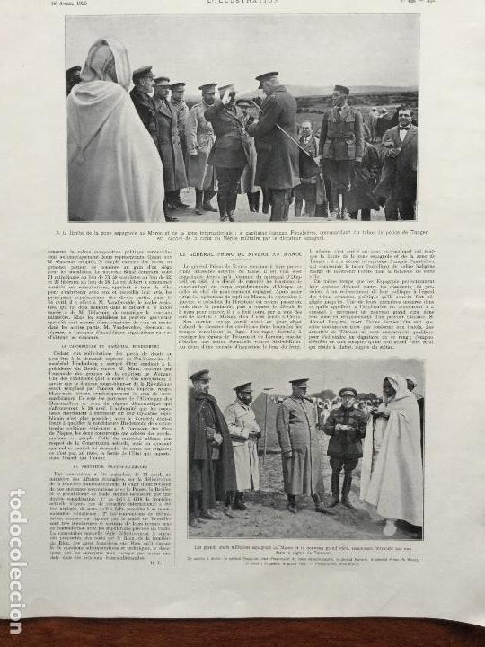 Colecionismo de Revistas e Jornais: EL GENERAL PRIMO DE RIVERA EN MARRUECOS.RIF REVISTA A&Ntilde;O 1925.GUERRA MARRUECOS