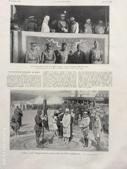 Collezionismo di Riviste e Giornali: LOS REYES EN MARRUECOS PRIMO DE RIVERA CEUTA REVISTA A&Ntilde;O 1927