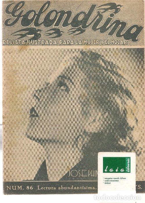 Coleccionismo de revistas y peri&oacute;dicos: GOLONDRINA revista ilustrada para la mujer y el hogar n&ordm; 86 abril 1937 ni