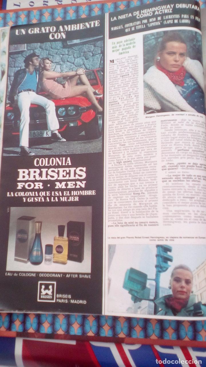Coleccionismo de Revistas y Peri&oacute;dicos: RECORTE margaux hemingway colonia briseis