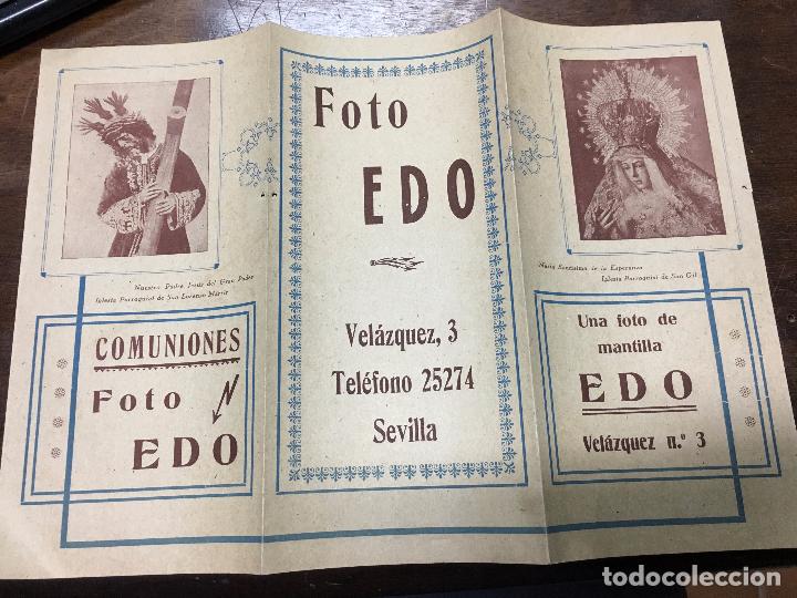 Coleccionismo de Revistas y Peri&oacute;dicos: PROGRAMA ITINERARIO SEMANA SANTA DE SEVILLA A&Ntilde;OS 40 - VER FOTOS