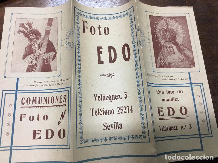 Coleccionismo de Revistas y Peri&oacute;dicos: PROGRAMA ITINERARIO SEMANA SANTA DE SEVILLA A&Ntilde;OS 40 - VER FOTOS - 5