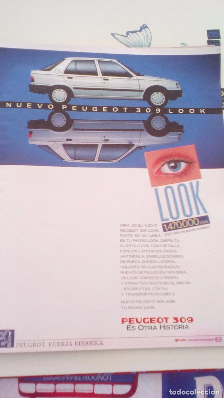 Coleccionismo de Revistas y Peri&oacute;dicos: RECORTE peugeot 309