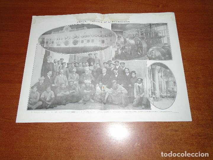 Collezionismo di Riviste e Giornali: PRENSA 1912: TANGER F&Aacute;BRICA ELECTRICIDAD, AL DORSO FERROCARRIL DE PENETRACI&Oacute;N EN LA GUINEA ESPA&Ntilde;OLA