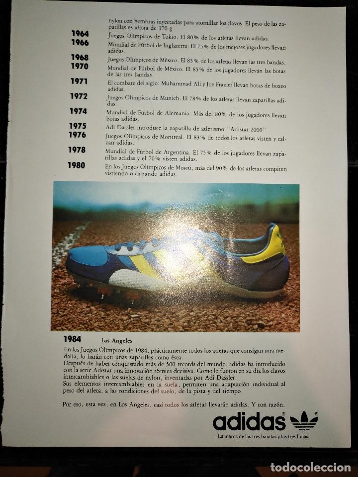 Coleccionismo de revistas y peri&oacute;dicos: HOJA PUBLICIDAD . PUBLICITARIA MARCA - A&Ntilde;OS 70 - ZAPATILLAS DEPORTIVAS ADIDAS