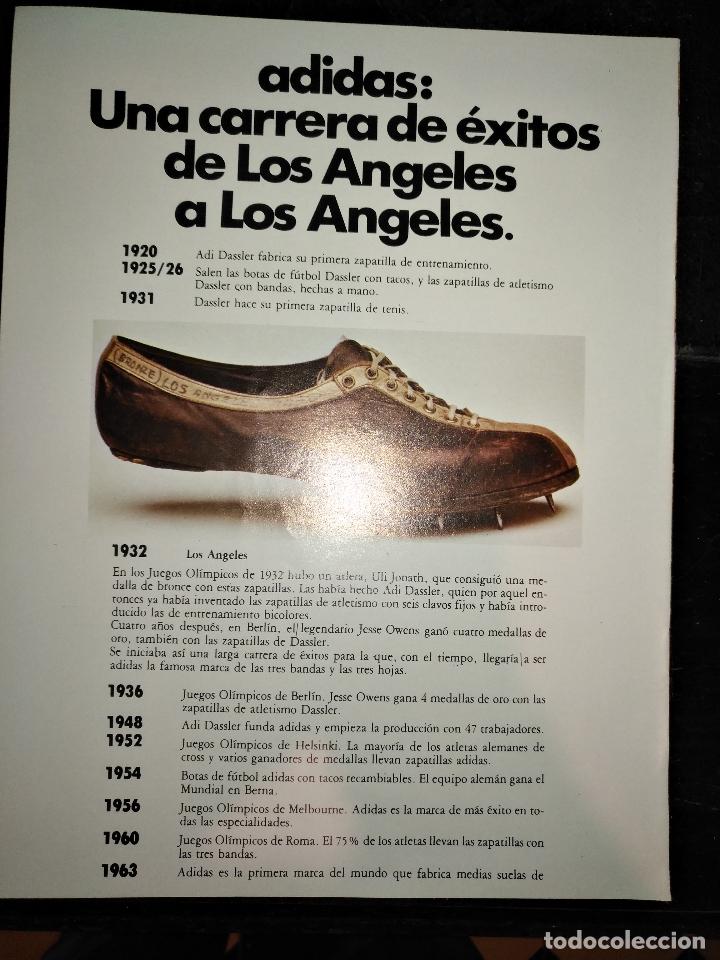 Coleccionismo de revistas y peri&oacute;dicos: HOJA PUBLICIDAD . PUBLICITARIA MARCA - A&Ntilde;OS 70 - ZAPATILLAS DEPORTIVAS ADIDAS