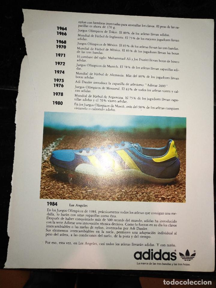 Coleccionismo de revistas y peri&oacute;dicos: HOJA PUBLICIDAD . PUBLICITARIA MARCA - A&Ntilde;OS 70 - ZAPATILLAS DEPORTIVAS ADIDAS